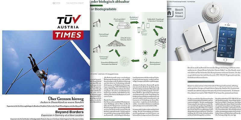 The new TÜV AUSTRIA TIMES 2/2018 has arrived!