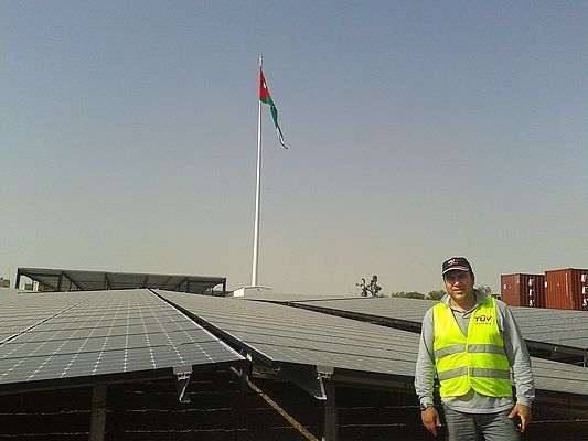 The largest photovoltaic and energy projects in Jordan and adjacent regions inspected and certified by TÜV AUSTRIA Hellas 