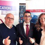 Italian QCB Quality Certification Bureau joins TÜV AUSTRIA Group: Former QCB owners Renato Rossi and Nicoletta Menegon (l, r) with TÜV AUSTRIA Italia general manager Crescenzo Di Fratta (center) (C) TÜV AUSTRIA Group