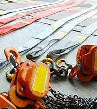 Chain hook lift equipment | Shutterstock_1441558028_Red_Shadow