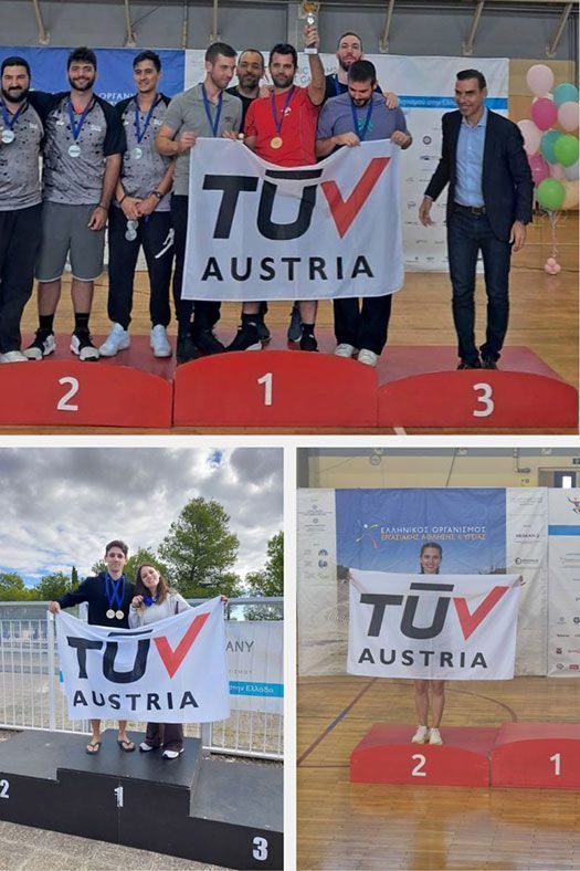 United in success: Our colleagues whose athletic drive and team spirit contributed to TÜV AUSTRIA’s top placement at the 2025 Company Sports Games.